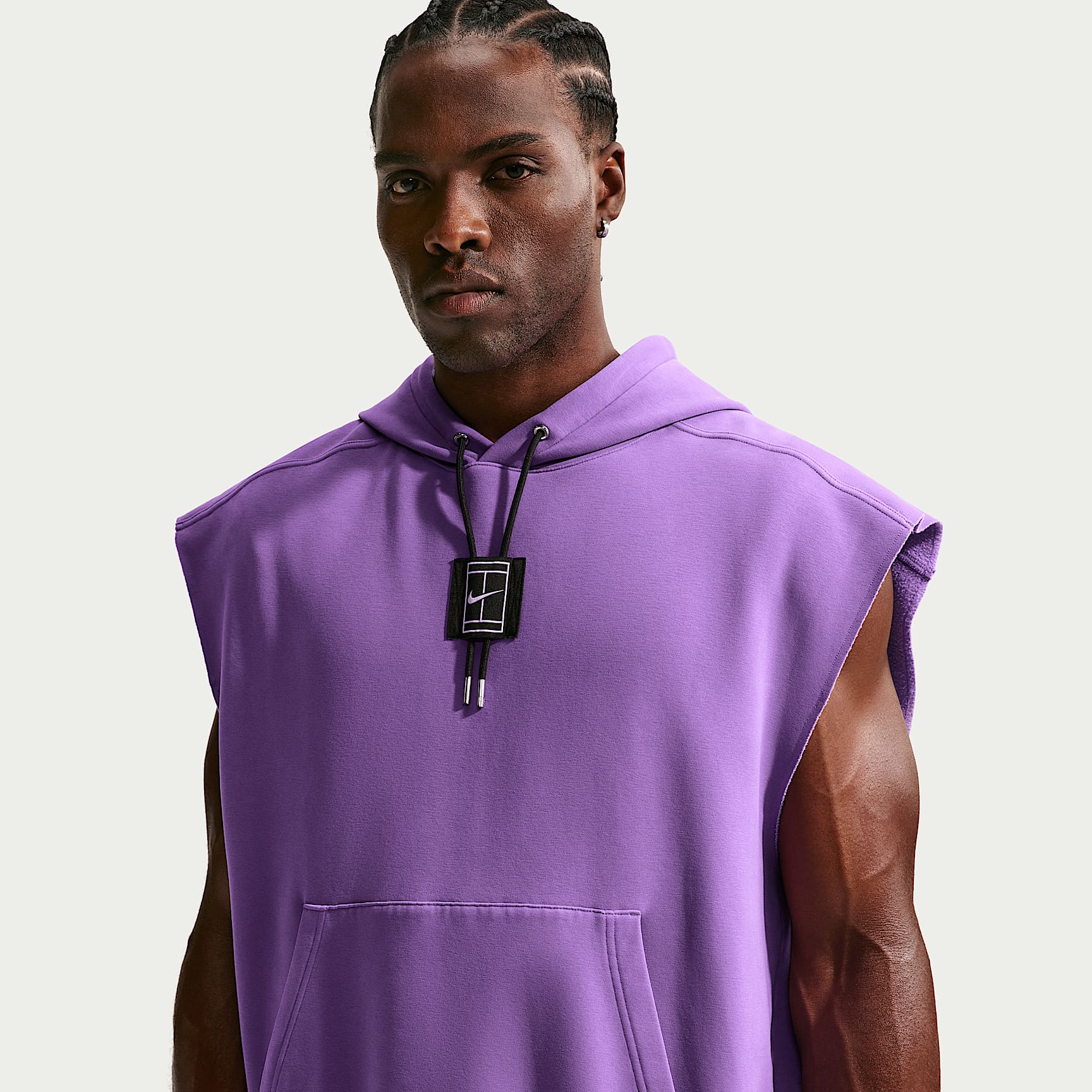 NikeCourt Slam Men's Tennis Sleeveless Pullover Hoodie. Nike.com